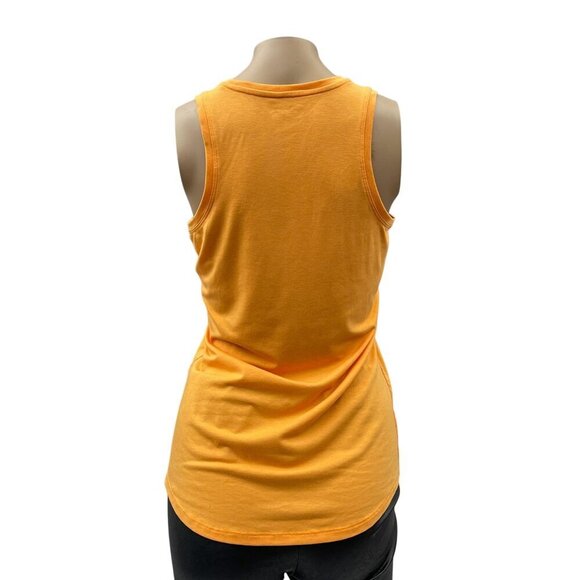 Athleta Sleeveless Tank Top Workout Gym Muscle Tee Stretch Orange Womens XS - Picture 2 of 10